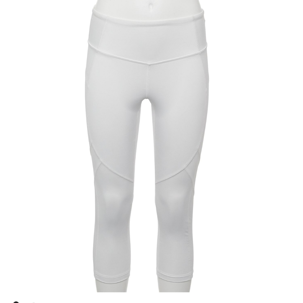 NWT Tek Gear Women's High Waisted Capri Leggings Size XL